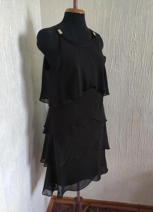 Шифонова чорне плаття 2