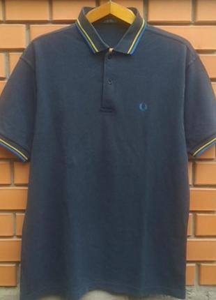 Винтажная футболка поло polo известного бренда fred  perry оригинал1 фото