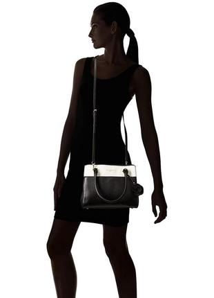 Сумка шкіряна karl lagerfeld paris marina leather satchel lh8da488 оригінал
