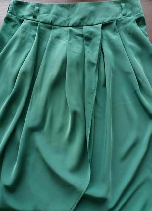 Продаю зеленую юбку миди на 46-48 размер5 фото