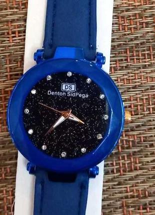 Годинник starry sky watch сині . годинник зоряне небо1 фото