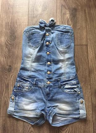 Комбінезон джинсовий