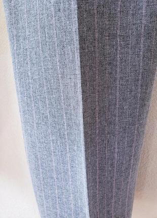 Серые зауженные брюки m&amp;s размер 1898 пояс по бокам на резинке2 фото