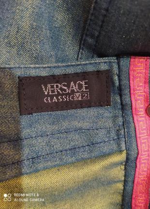 Джинсовая куртка versace винтаж8 фото