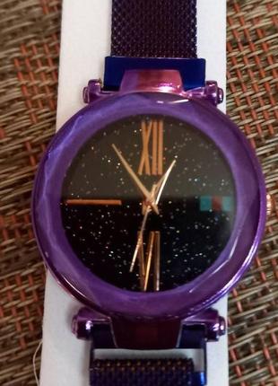 Годинник starry sky watch колір фіолетовий (хамелеон) годинник зоряне небо1 фото