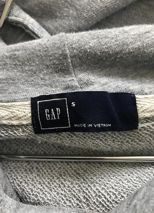 Сіре худі gap з білим лого 2