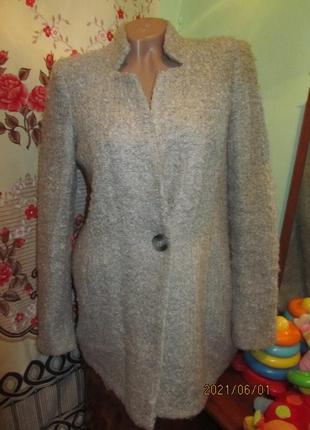 Пальто деми под барашек