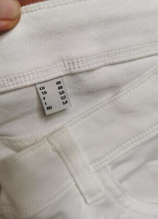 Белые джинсы с лампасами батал от tchibo германия7 фото