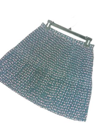 Красивая юбка плиссе с птичками