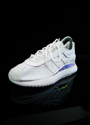 Adidas sl andridge white hologram colorblock lace running shoes sneakers4 фото