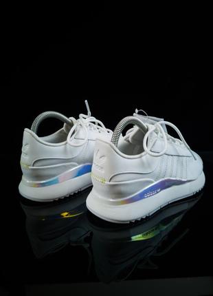 Adidas sl andridge white hologram colorblock lace running shoes sneakers2 фото