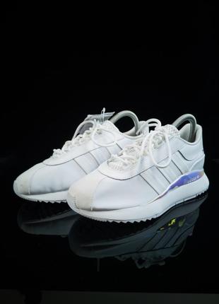 Adidas sl andridge white hologram colorblock lace running shoes sneakers1 фото