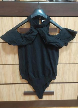 Хлопковое боди комбидресс от zara,p. m