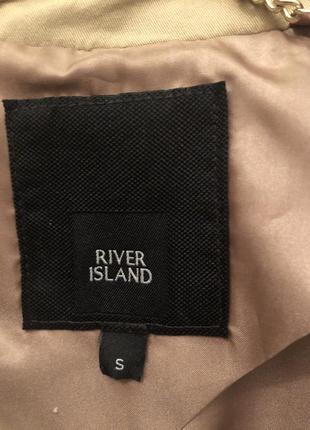 Тренч, вкорочений тренч river island5 фото