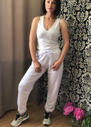 Майка asos біла рубчик стильна базова