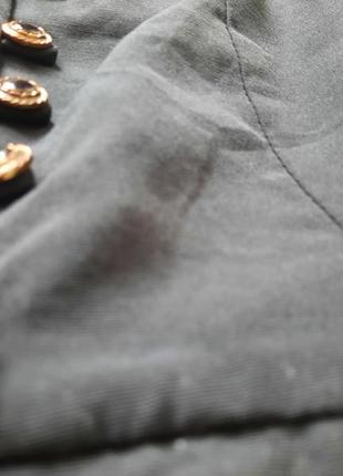 Шикарная блуза с буфами и баской4 фото