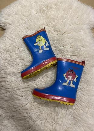 Гумові чоботи для малюка 🦋💛гумові чобітки