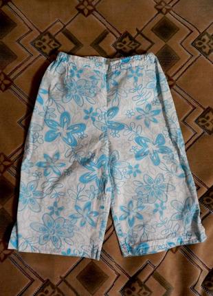 Бриджі шорти шортики штанці на дівчинку 1-1,5 року