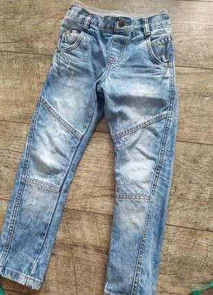 Мега удобные джинсы штаны для мальчика на резинке