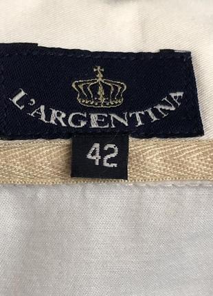 Стильная рубашка с длинным рукавом от люксового бренда l'argentina. оригинал. пр-во португалия3 фото