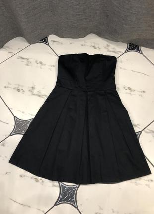 Чорне плаття бюстьє 2