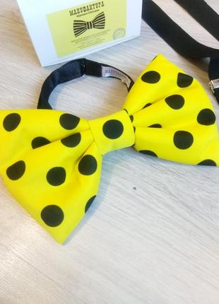 Краватка метелик клоунський. велика метелик в горох для аніматорів.