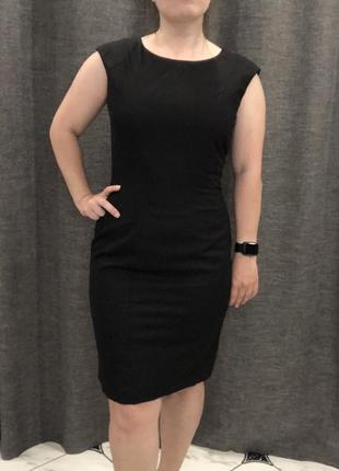 Классическое чёрное платье 88 см