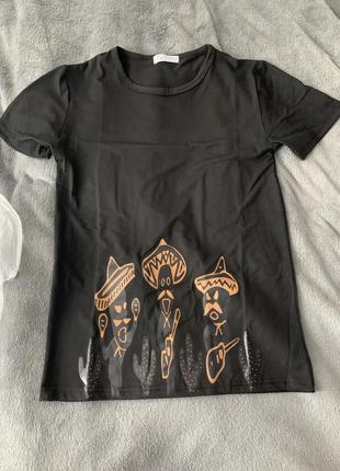 Мужская футболка с оригинальным принтом