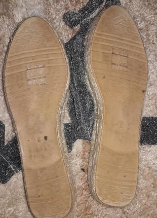 Босоножки слипоны эскадрильи соломенная подошва летняя обувь туфли большой размер шлепки8 фото