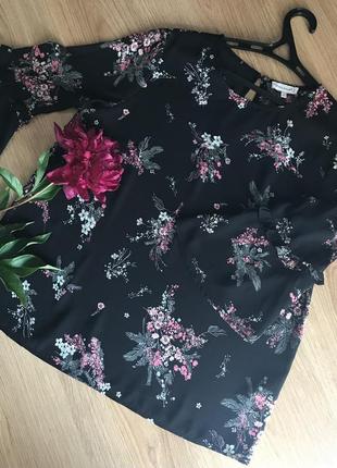Блузка в цветочный принт warehouse