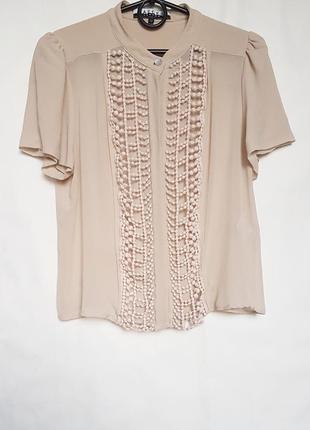 Топ блуза из натурального шелка