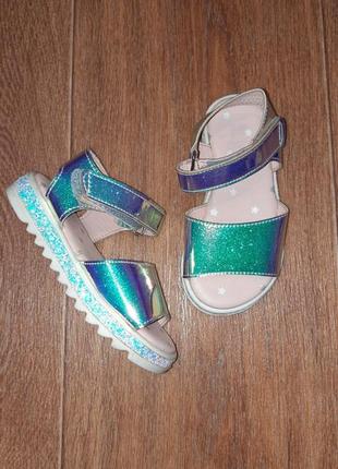 Детские босоножки сандали хамелеон для маленькой модницы f&f