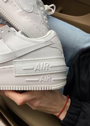 Кросівки nike air force shadow white кроссовки6 фото