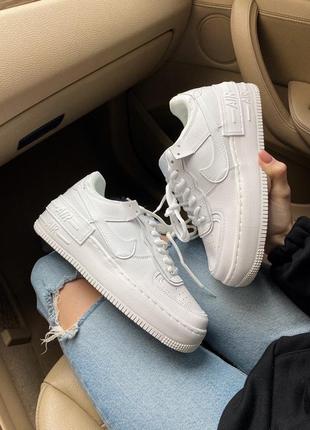 Кросівки nike air force shadow white кроссовки2 фото