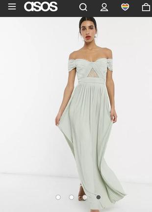Вечірній/весільну/випускну сукню від asos design , xs , нове5 фото