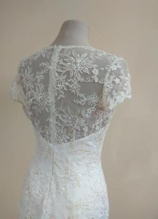 Весільне плаття зі спідницею найманій5 фото