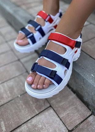 Босоніжки slippers colours fila боссоножки сандали