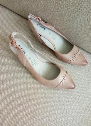 Шкіряні босоніжки, туфлі туфлі marc art of walking 37,5 розм(4,1/2) 1.407.22-оригінал