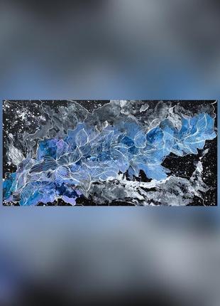 Арт-об'єкт. ексклюзивна картина. авторська робота. "всесвіт" 40*80