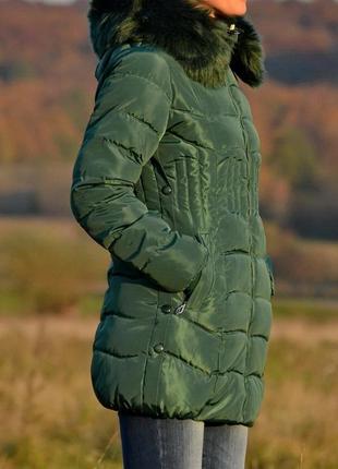 Модний жіночий зимовий пуховичок куртка 💖💖💖3 фото
