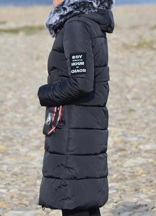 Красиві і теплі зимове пальто куртка пуховик 💖💖💖5 фото