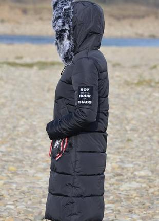 Красиві і теплі зимове пальто куртка пуховик 💖💖💖4 фото