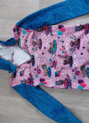 Кофта з мопсом