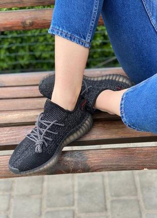 Adidas yeezy boost v2 black , полный рефлективно , купить в украине4 фото