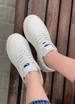 Puma cali beige , кожа , купить в украине3 фото