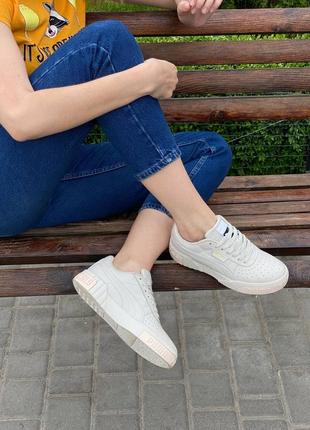 Puma cali beige , кожа , купить в украине8 фото