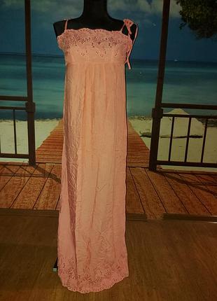 Милый сарафан в пол длинный с-ка