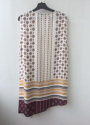 Блузка,топ в принт massimo dutti,40/l 4