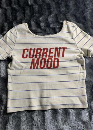 Майка в рубчик zara