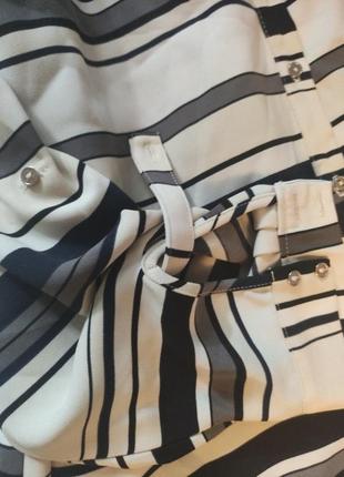 Платье 👗 рубашка в полоску 4
